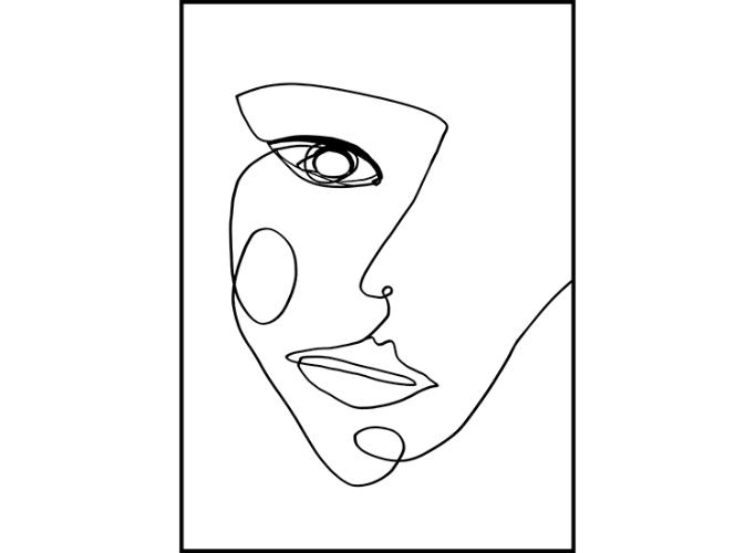 Face Line 2 posterboard